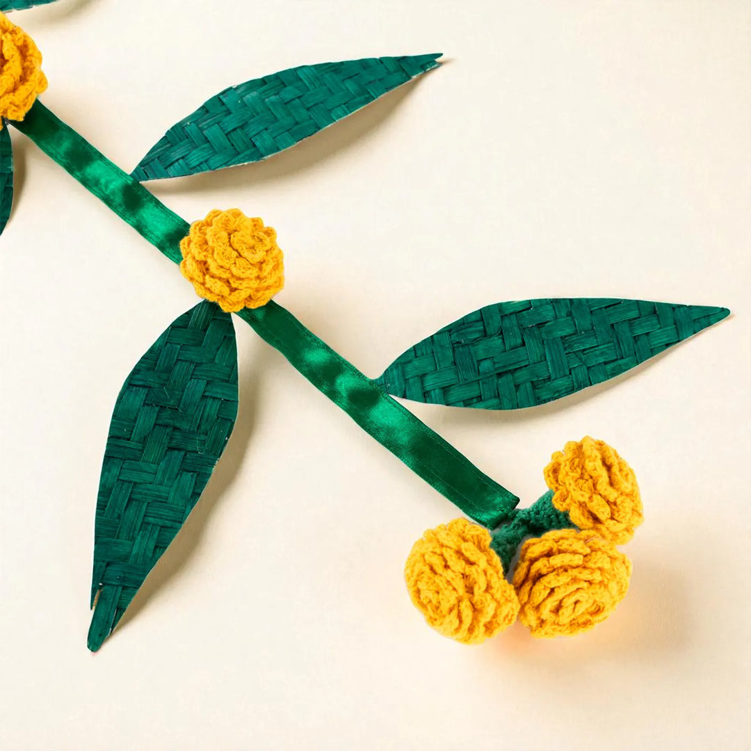 Marigold & Leaf Eco-Friendly Handmade Woven Bamboo Hanging | 45 Inch x 2 Inch | Set Of 2