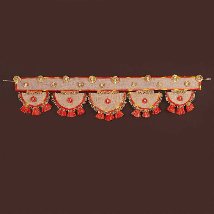 Handmade Moli Bandhanvar Jute Toran