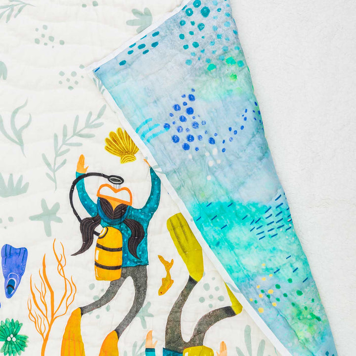Personalized A Kingdom of Kelp Theme Baby Bedding | Set Of 5