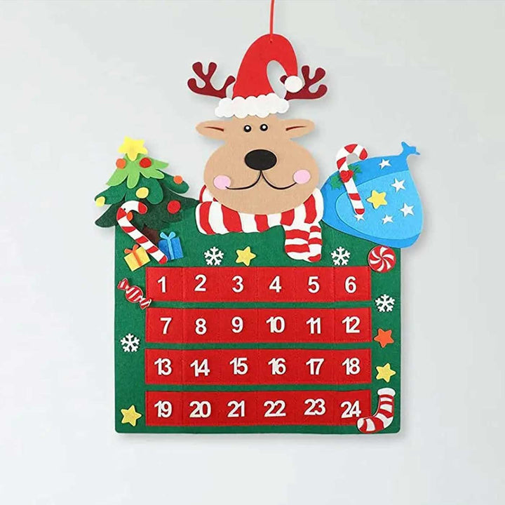 Handmade Felt Magical Reindeer Journey Advent Calendar