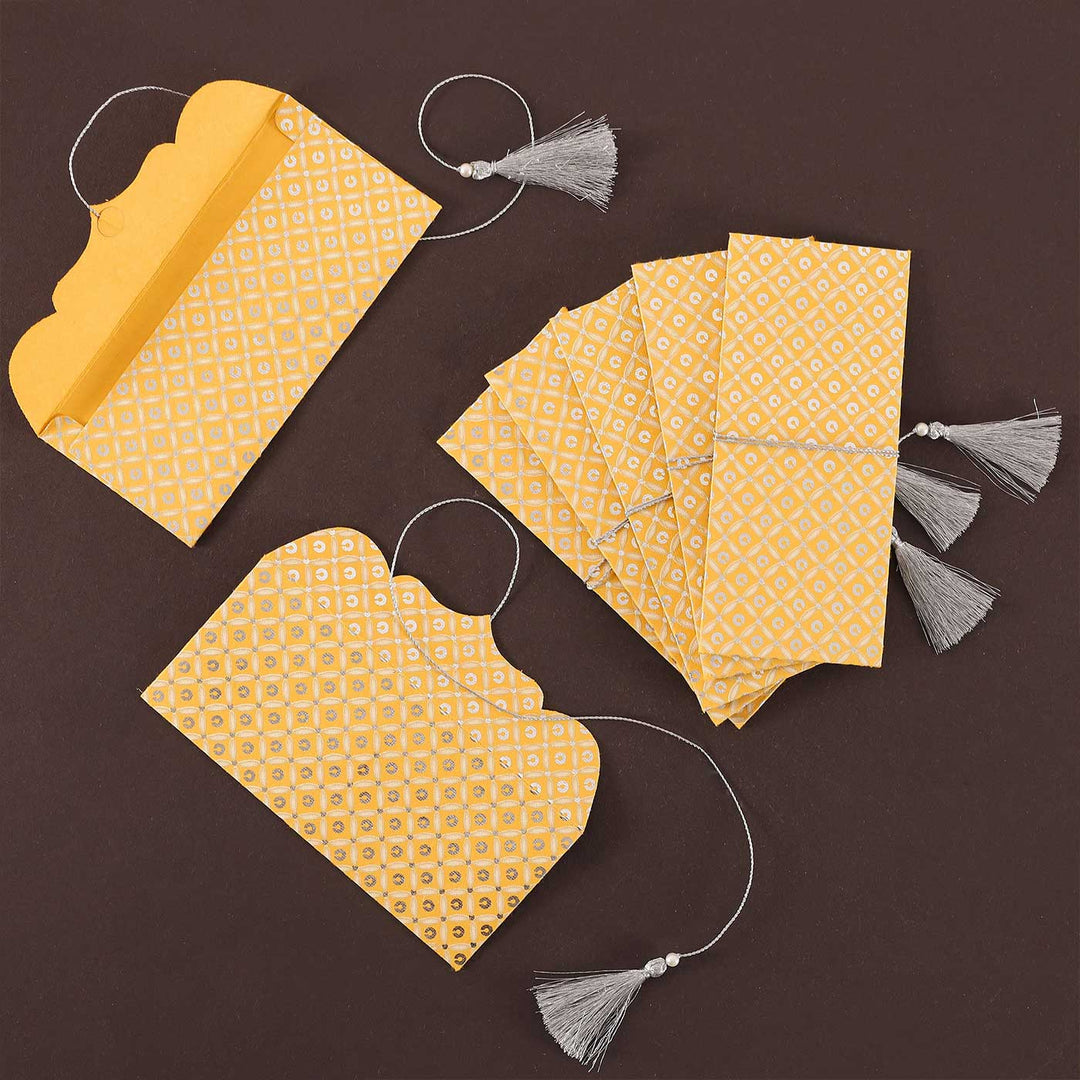 Personalized Handmade Sequence Paper Envelopes | Set Of 10