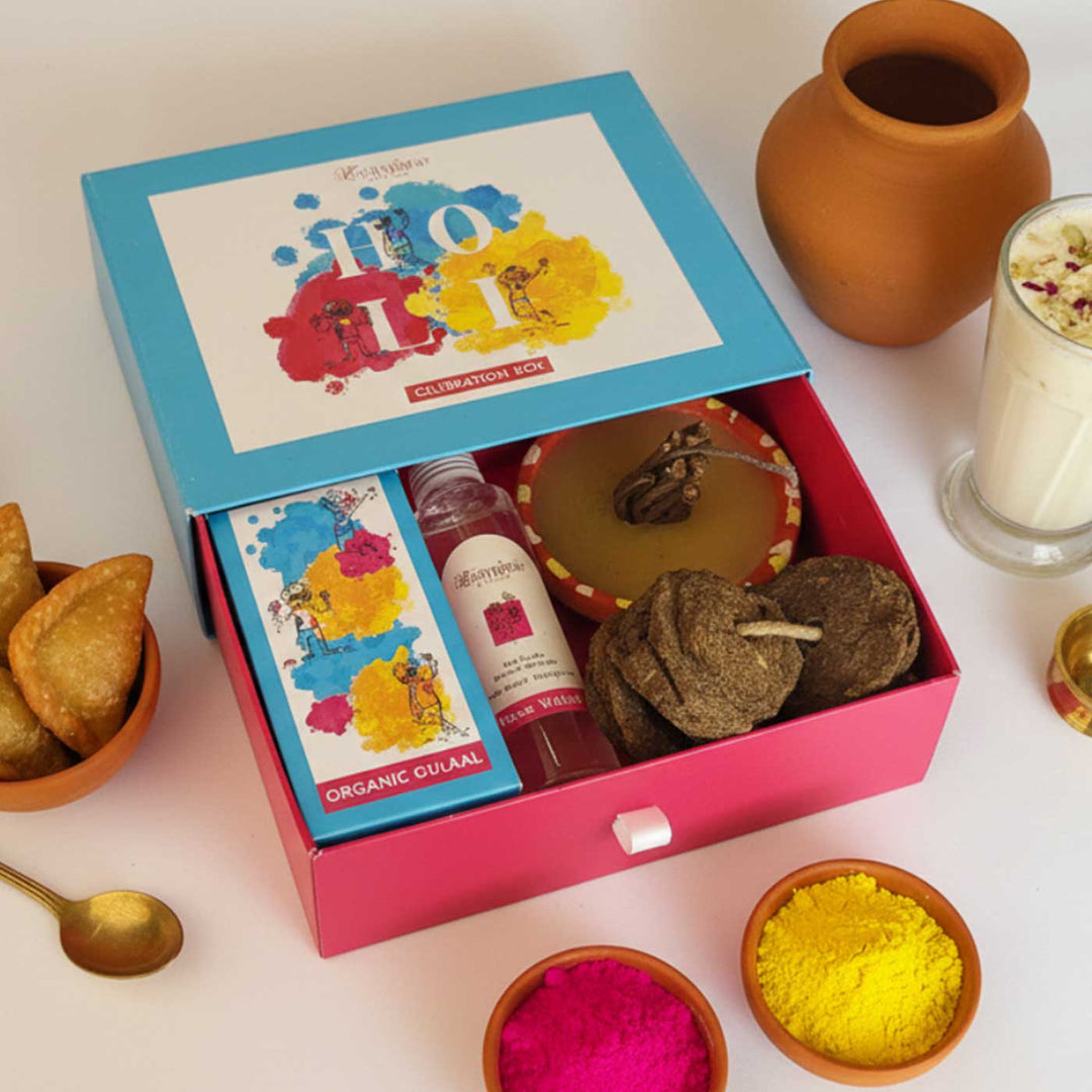 9 Pc | Organic Premium Holi Utsav Box