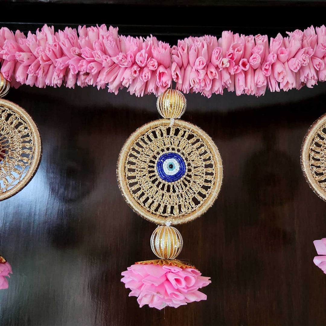 Handmade Vaastu Evil Eye Design Toran And Latkan