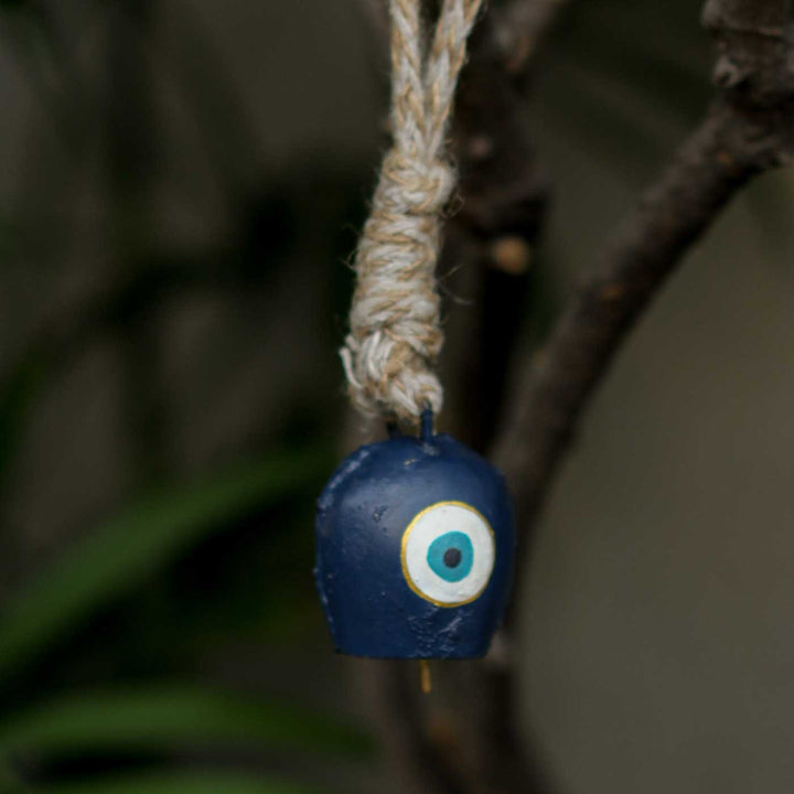 Handmade Guardian Evil Eye Bells Hamper | Includes Small Evil Eye Bell, Seed Card And Outer Box