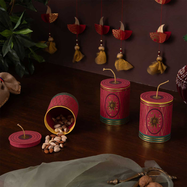 Handmade Bomb Shaped Paper Gift Box