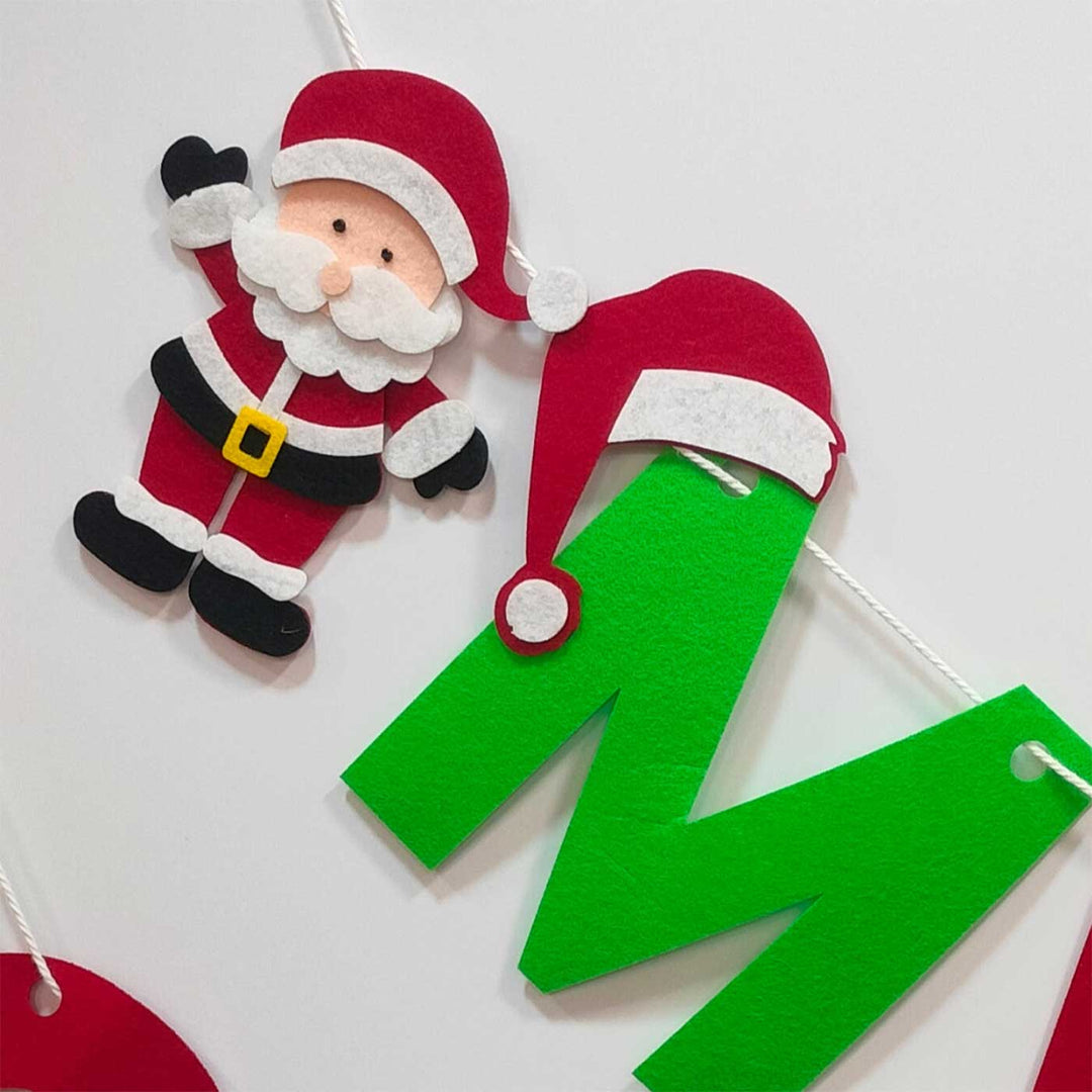 Handmade Christmas Blessings Felt Bunting