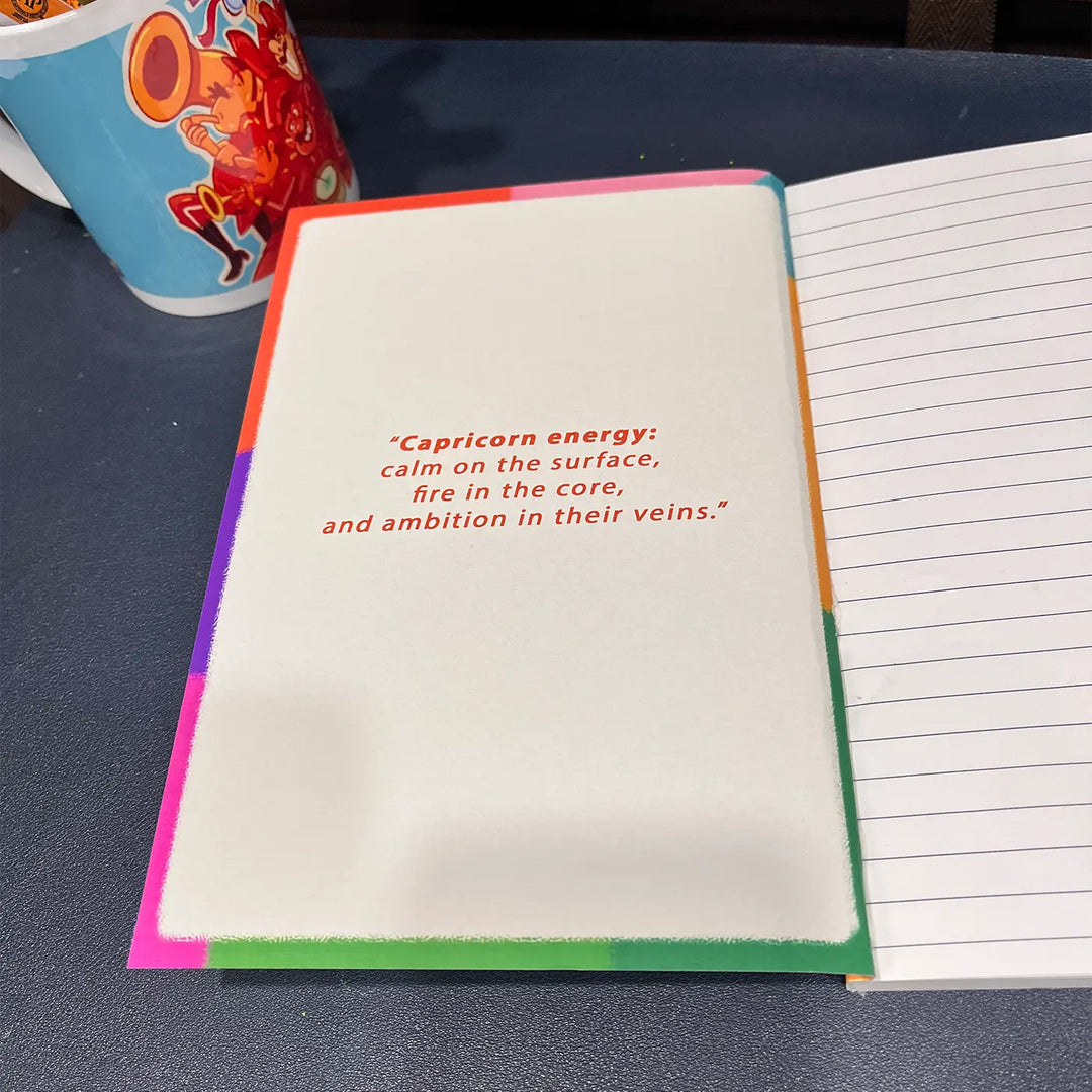 Printed Cancer Theme Ruled Notebook | A5 | 50 Pages