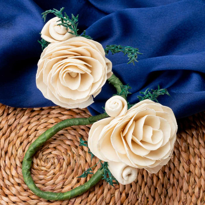 Handmade Rose Design Paper Curtain Tie-Back