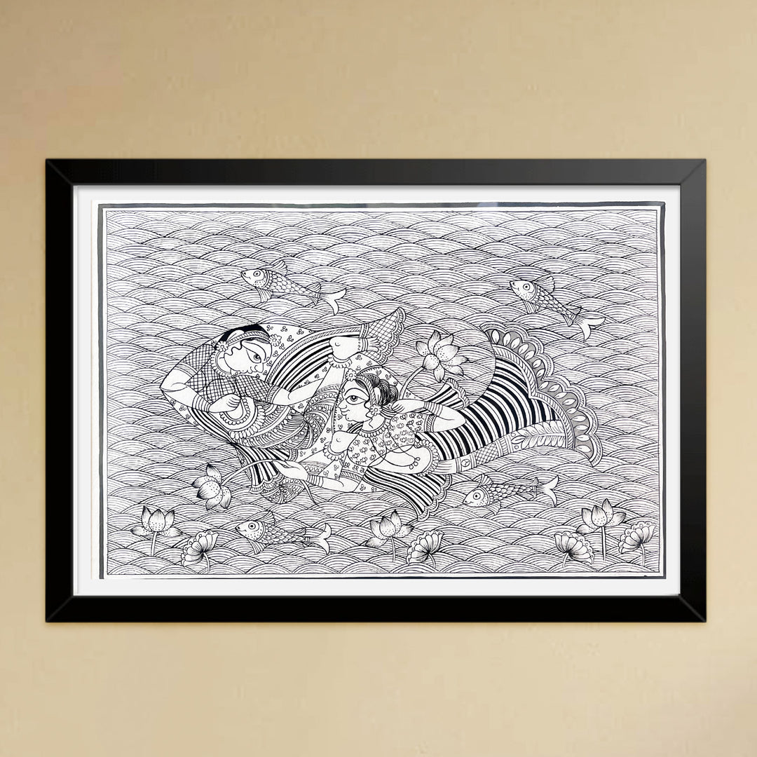 11 X 15 Inch | Jal Pari Paper Phad Painting