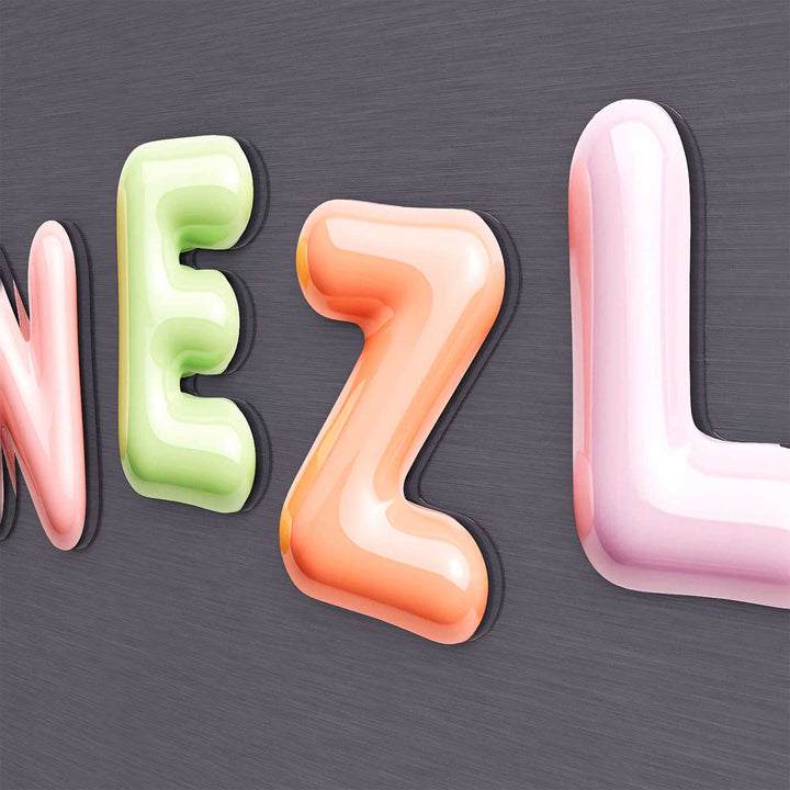 Personalized Acrylic Pastel Colour Ceramic Look Fridge Magnet