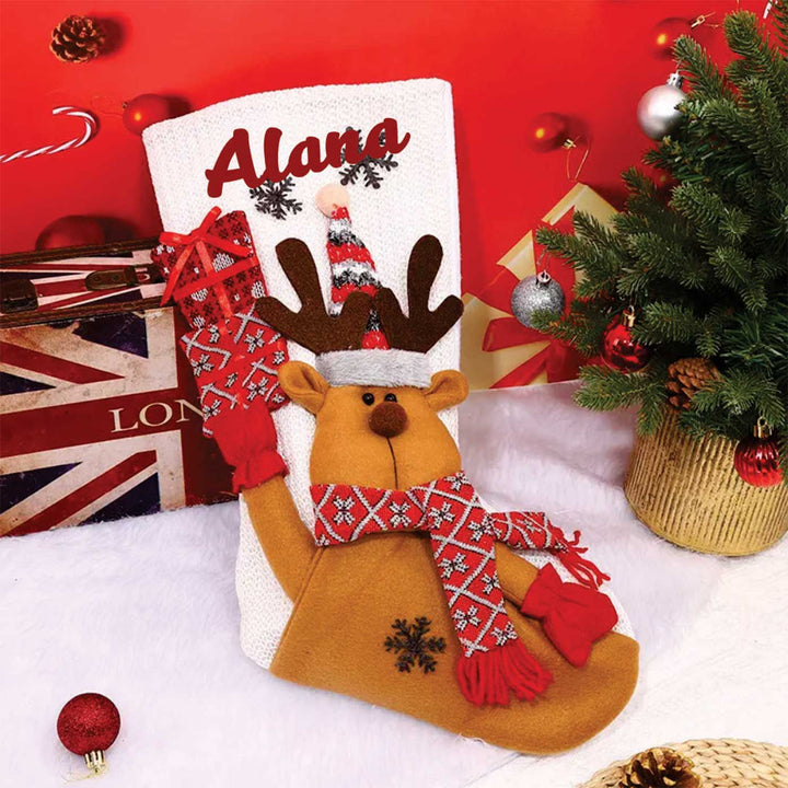 Personalized Surprise Wishes Felt Stockings For Christmas Decoration