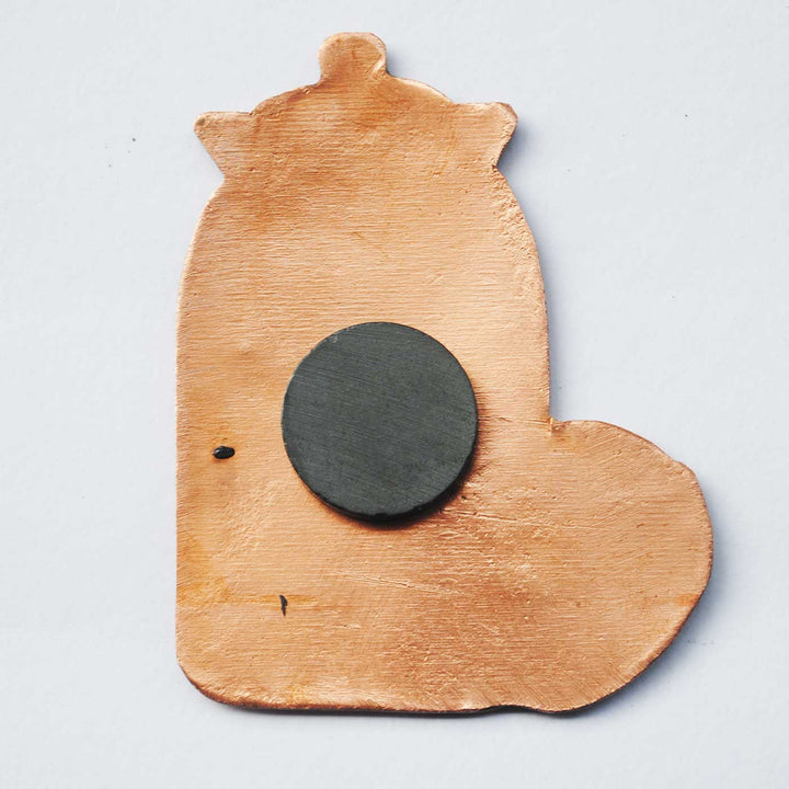 Handmade Acchar(Pickle) Copper Enamel Fridge Magnet