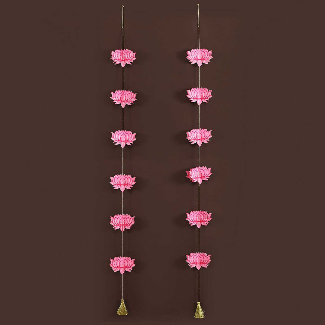 Handmade Lotus Design Paper Hanging