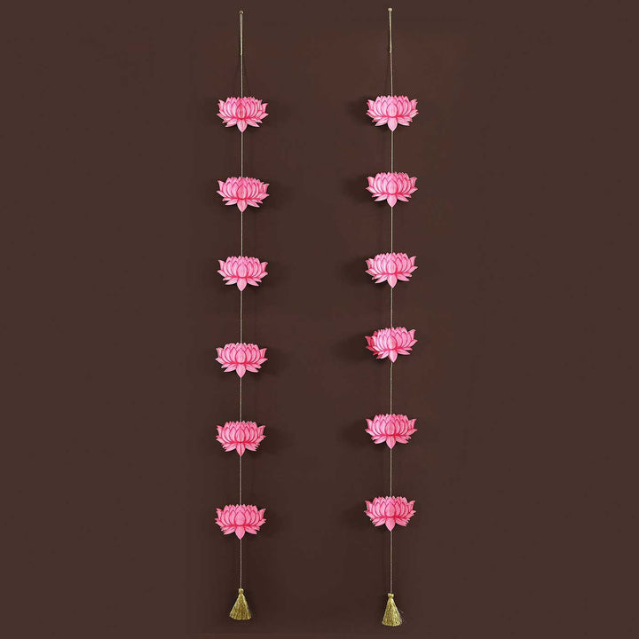 Handmade Lotus Design Paper Hanging