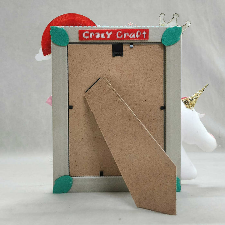 Personalized Unicorn Theme Felt Photo Frame