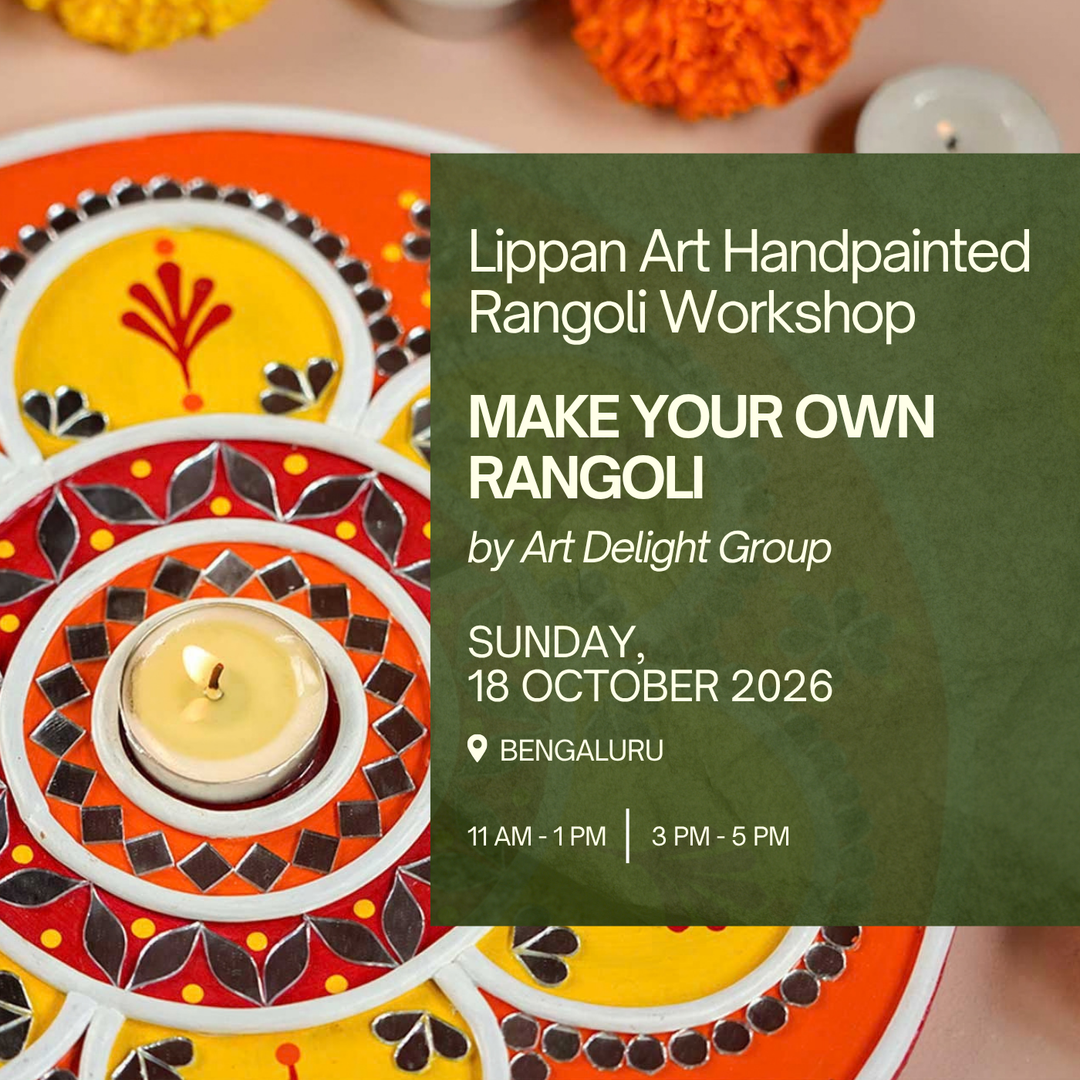 Vibrant Lippan Art Rangoli Making Workshop