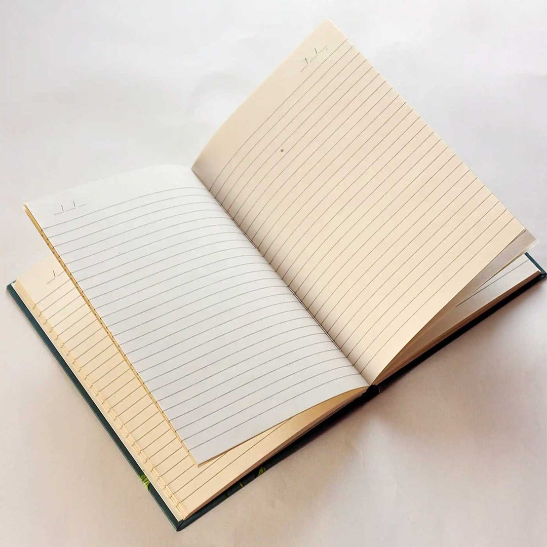 Handmade Sapphire Lines Ruled Journal | 100  Pages
