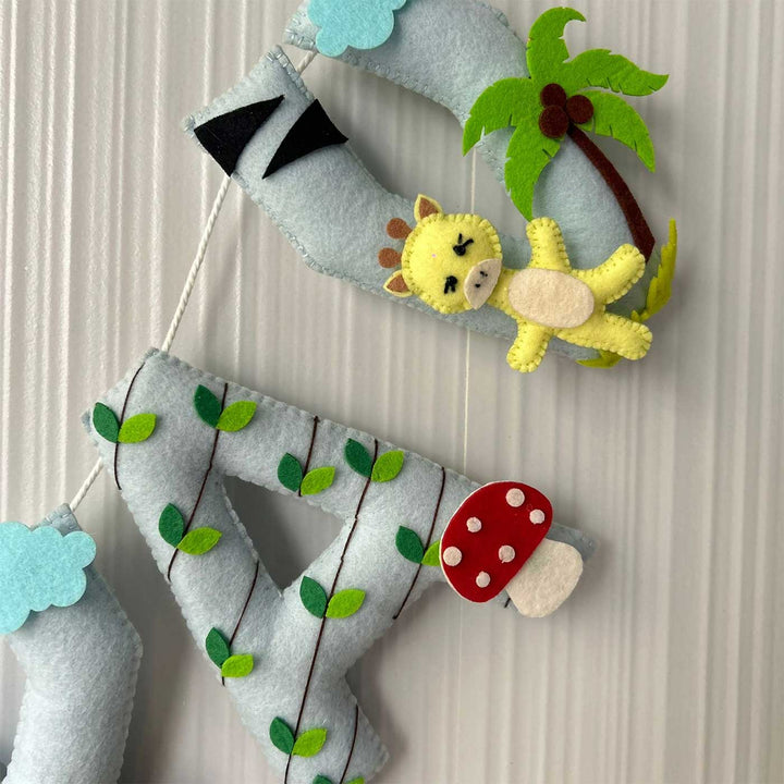 Personalized Baa Baa Barnyard Felt Bunting / Garland For Kids
