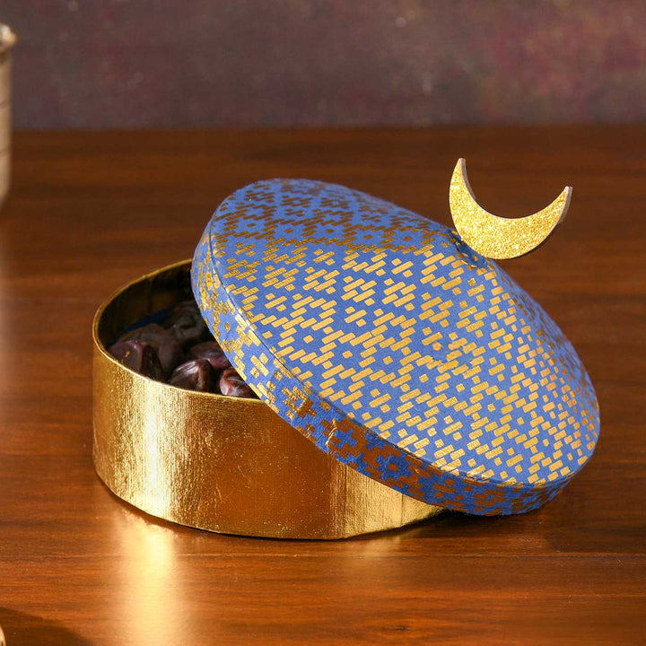Handmade Chand Round Shape Paper Gift Box