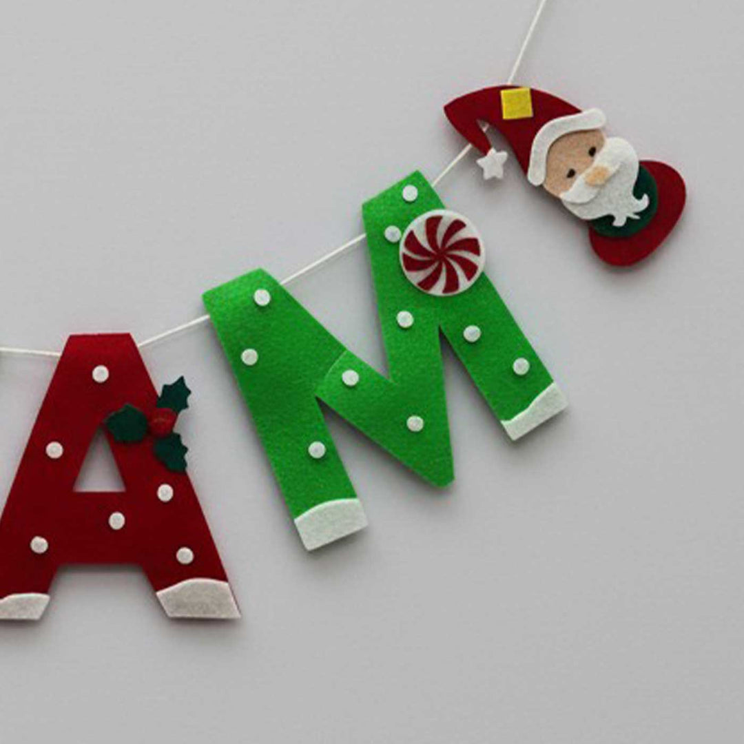 Personalized Handmade Gingerbread Wonderland Bunting