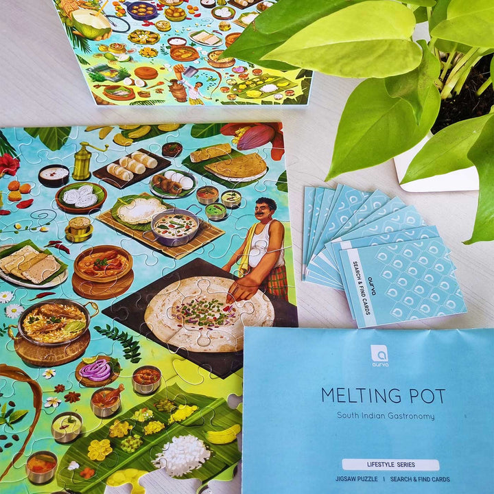 Melting Pot | South Indian Gastronomy Lifestyle Puzzle | 100 Pieces