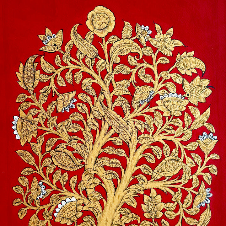 14.5 X 18.5 Inch | Tree Of Life Paper Phad Painting