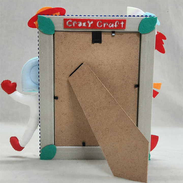 Personalized Astronaut Theme Felt Photo Frame