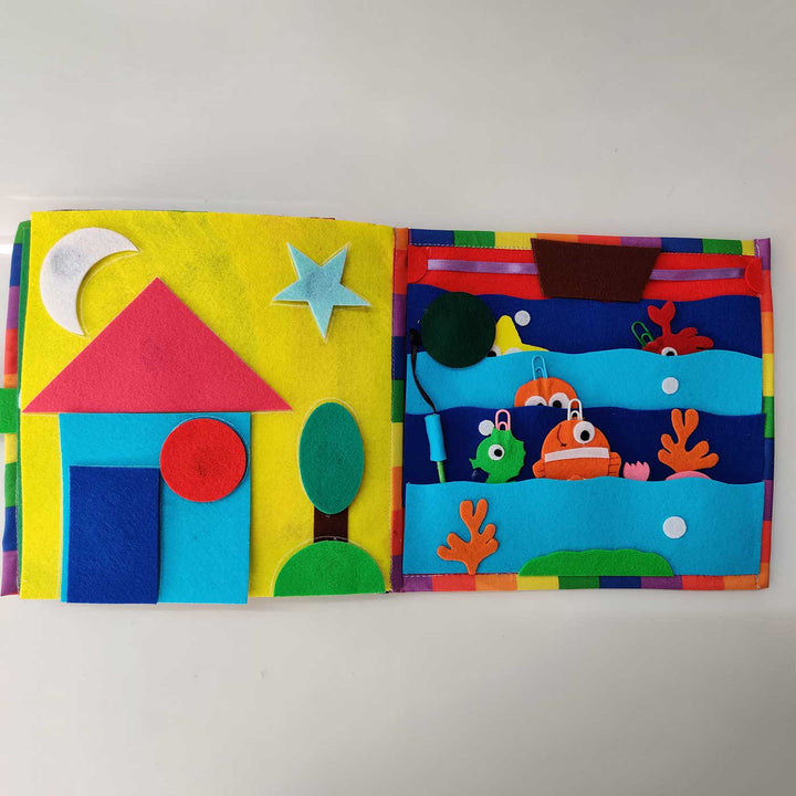 Personalized Colourful Busy Board Book for Toddlers