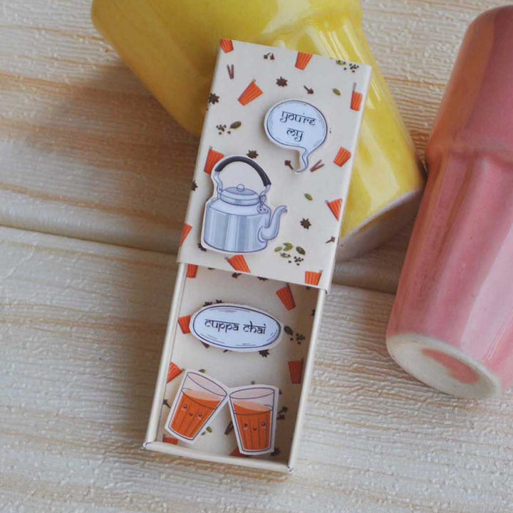 Chai Vibes Only Fridge Magnet