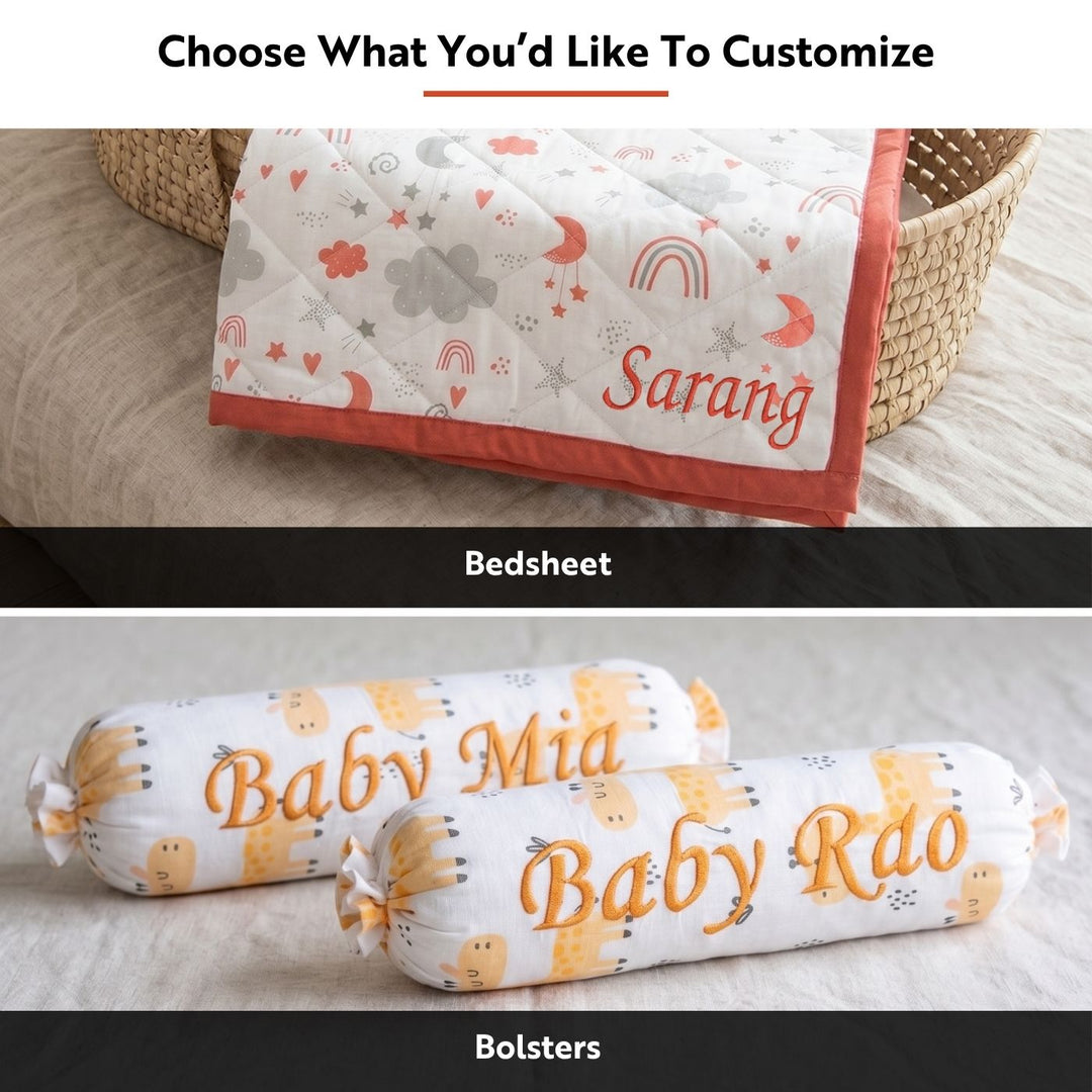Personalized Fairy Dust Cot Set | 0-4 Years