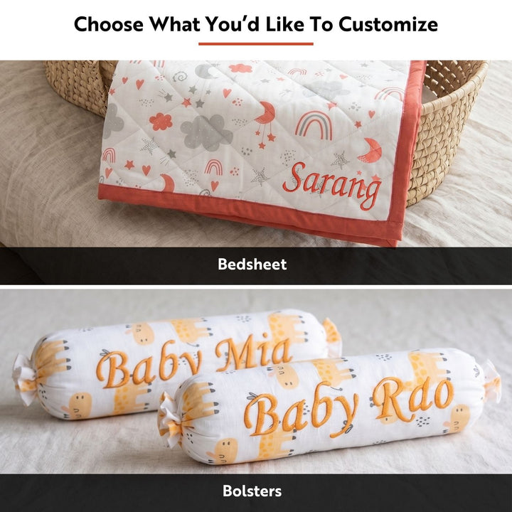 Personalized Fairy Dust Cot Set | 0-4 Years
