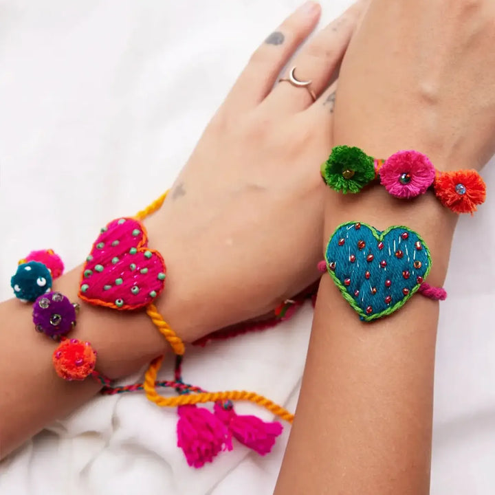 4 pc Rakhi + Brass Thali Set | Premium Rimjhim Rakhi Set with Roli Chawal
