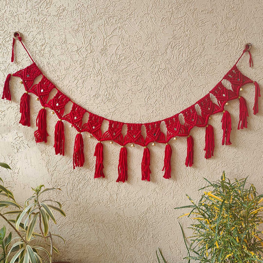 Handmade Macrame Samriddhi Design Cotton Toran