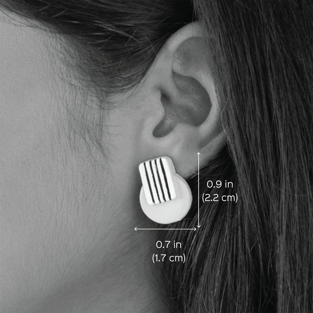 Handmade Cute Candy Terracotta Earrings