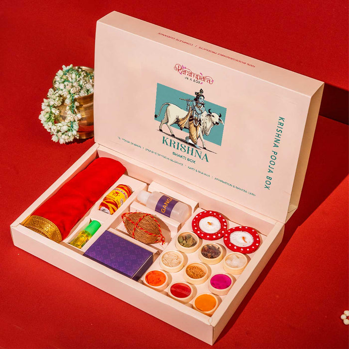 25 Pc | Organic Premium Holi With Kanha Bhakti Box