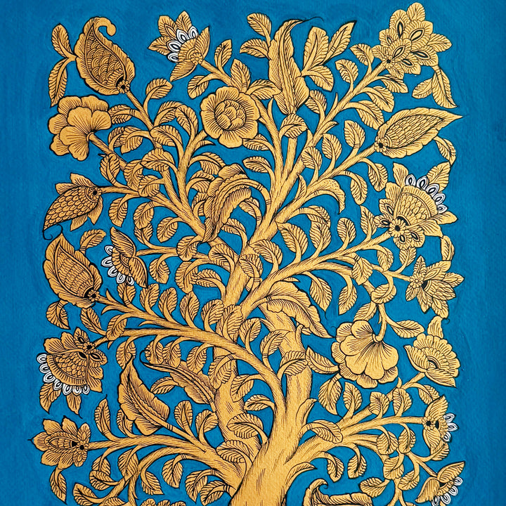 14.5 X 18.5 Inch | Tree Of Life Paper Phad Painting