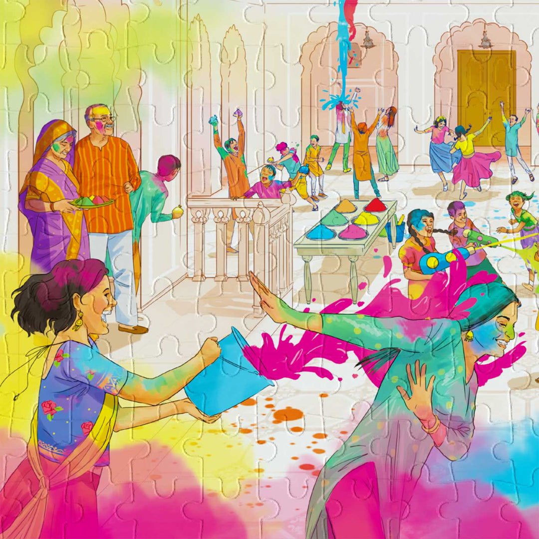 Holi | The Festival of Colours Culture Puzzle | 300 Pieces