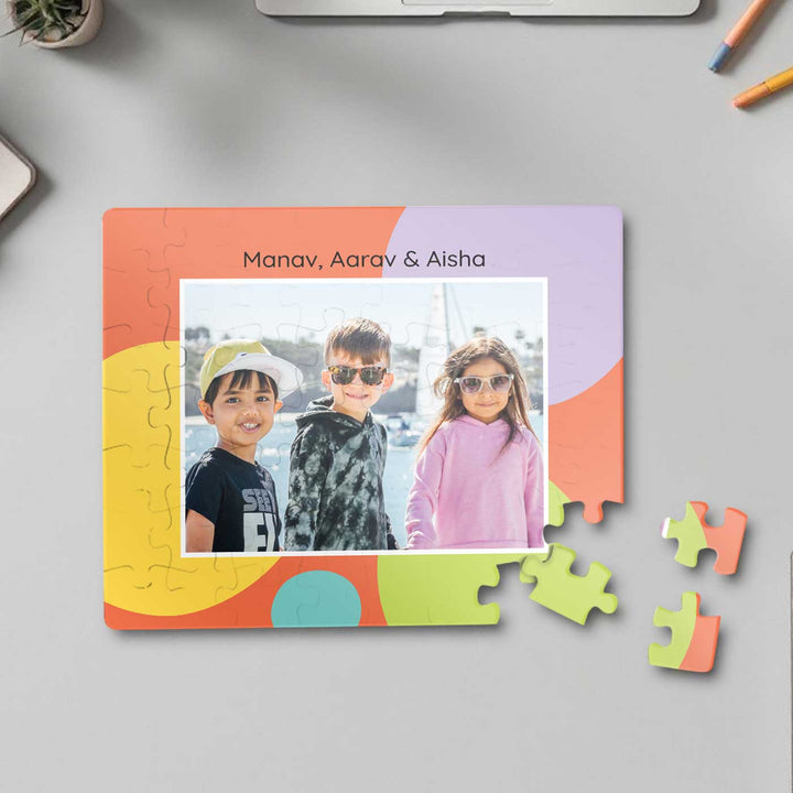 Photo Personalized Zooboo Kids Theme Acrylic Puzzle