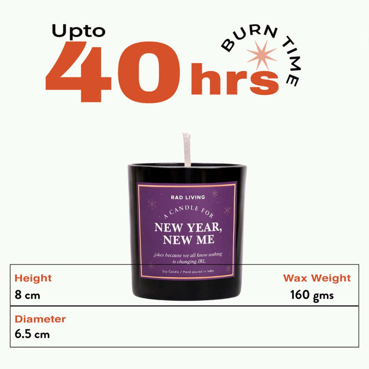 Hand Poured New Year Resolutions Hot Cocoa Scented Soy Wax Candle