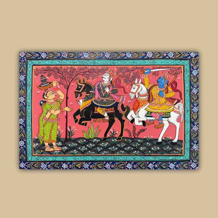 19 X 13 Inch | Handmade Canvas Kanchi Vijay Painting