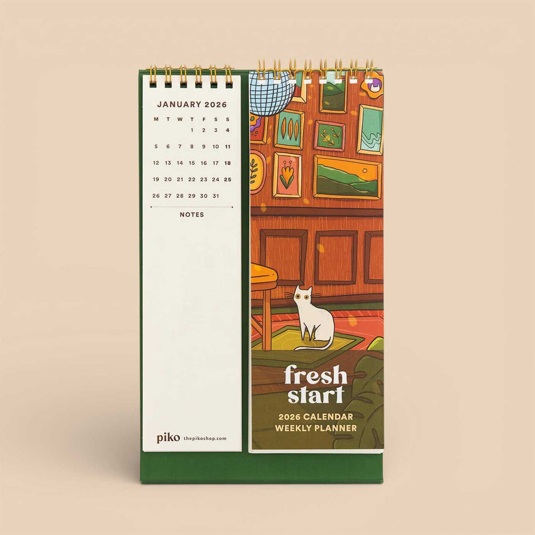 Fresh Start Calendar With Daily Planner