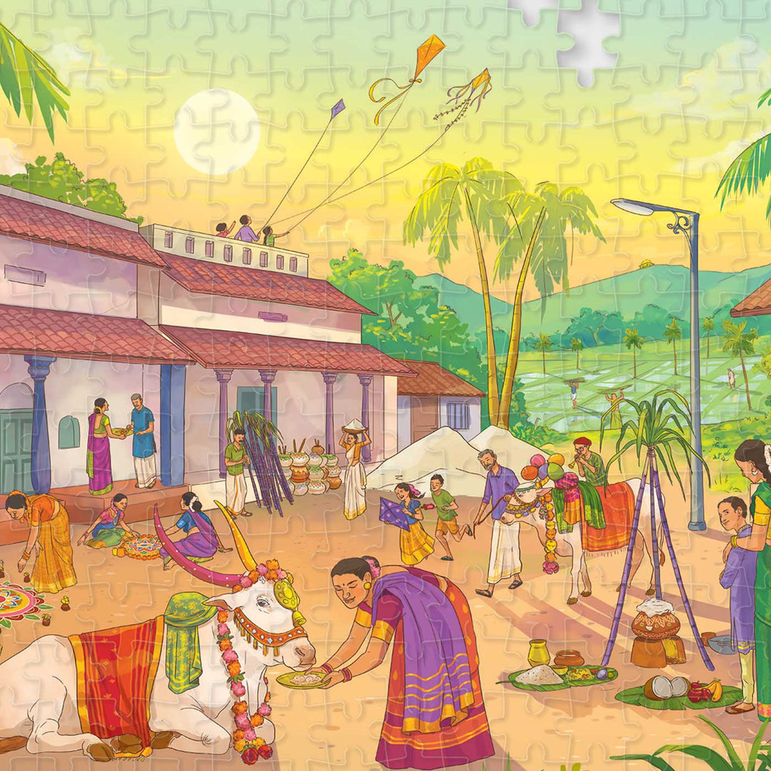 Sankranti | The Harvest Festival Culture Puzzle | 300 Pieces