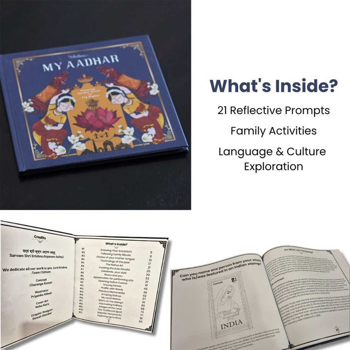 My Aadhar | Identity & Reflection Activity Book for Kids | 7+ Years