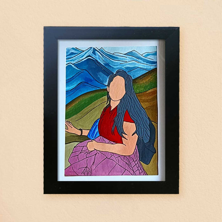 Photo Personalized Hand-Painted MDF Wood Portrait