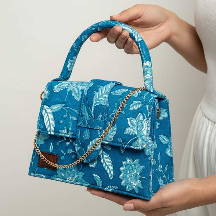 Ambar Hand Block Printed Medium Chiq Bag