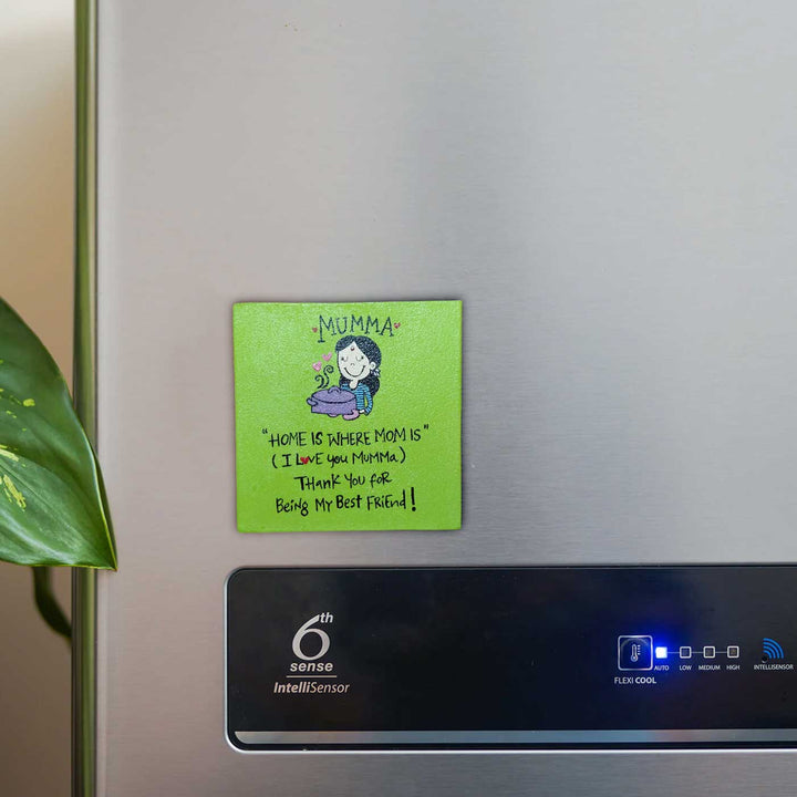 Hand-Painted "Mumma" Mdf Wood Fridge Magnet For Mothers