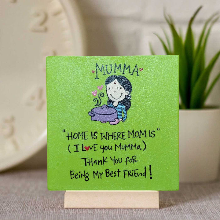 Hand-Painted "Mumma" Mdf Wood Fridge Magnet For Mothers
