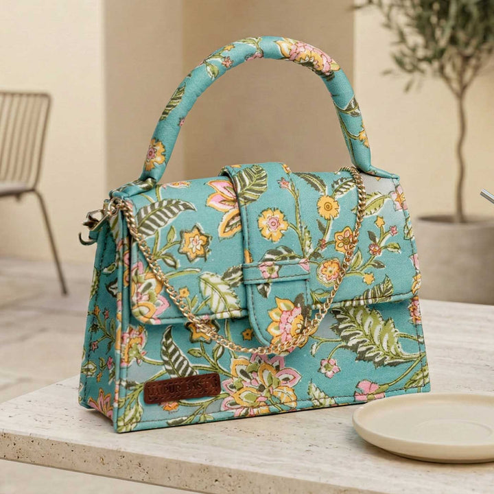 Parkota Hand Block Printed Medium Chiq Bag