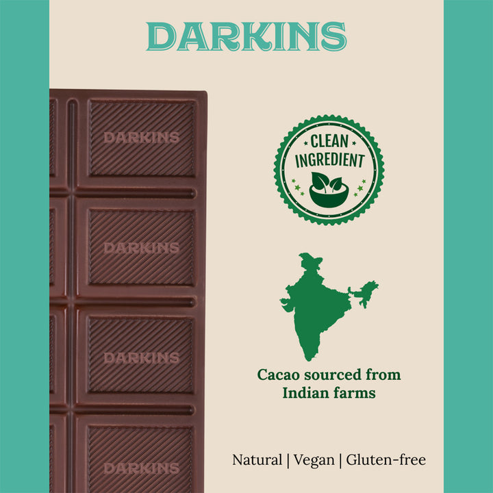 63% Dark | Vegan & Gluten Free Chocolate with Mint