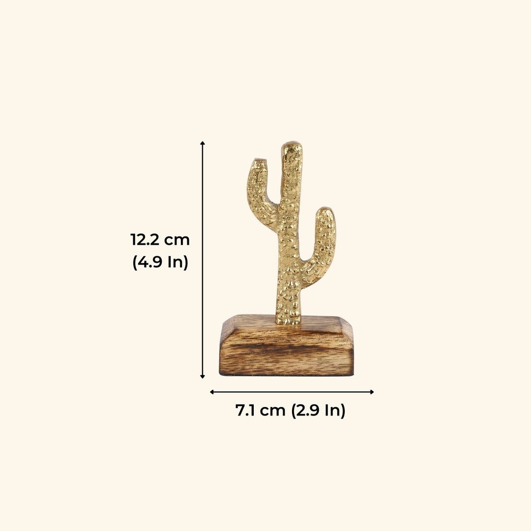 Handmade Mini 'Cactus' Decor Showpiece